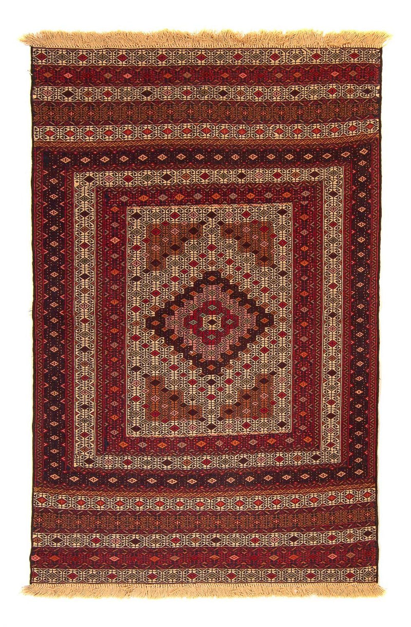 Kelim-tæppe - orientalsk - 183 x 115 cm - flerfarvet