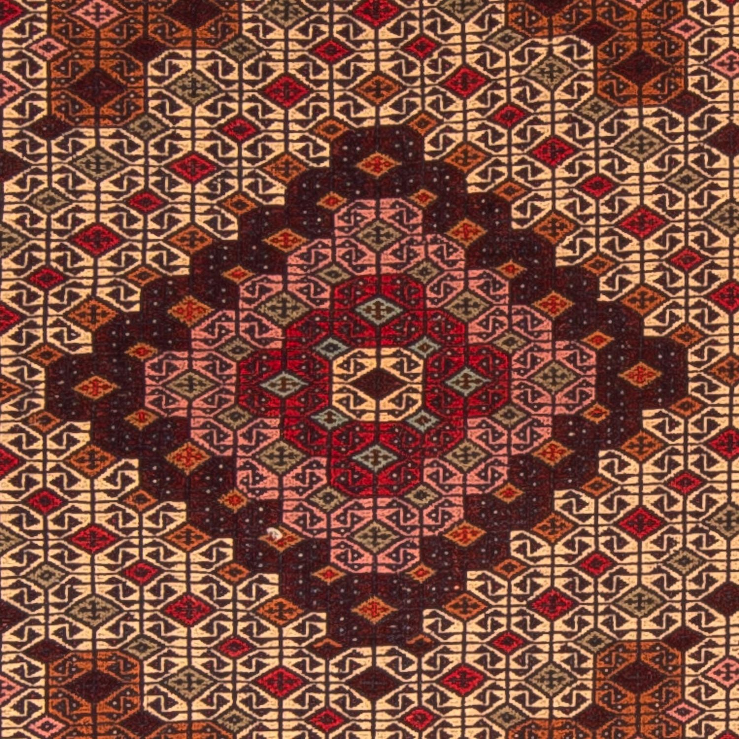 Kelim-tæppe - orientalsk - 183 x 115 cm - flerfarvet