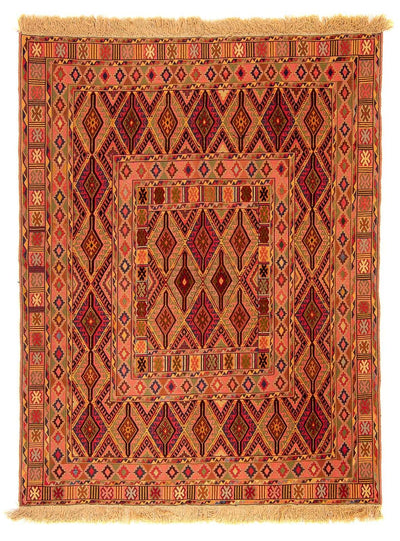 Afghansk kilim Tæppe 142x180cm