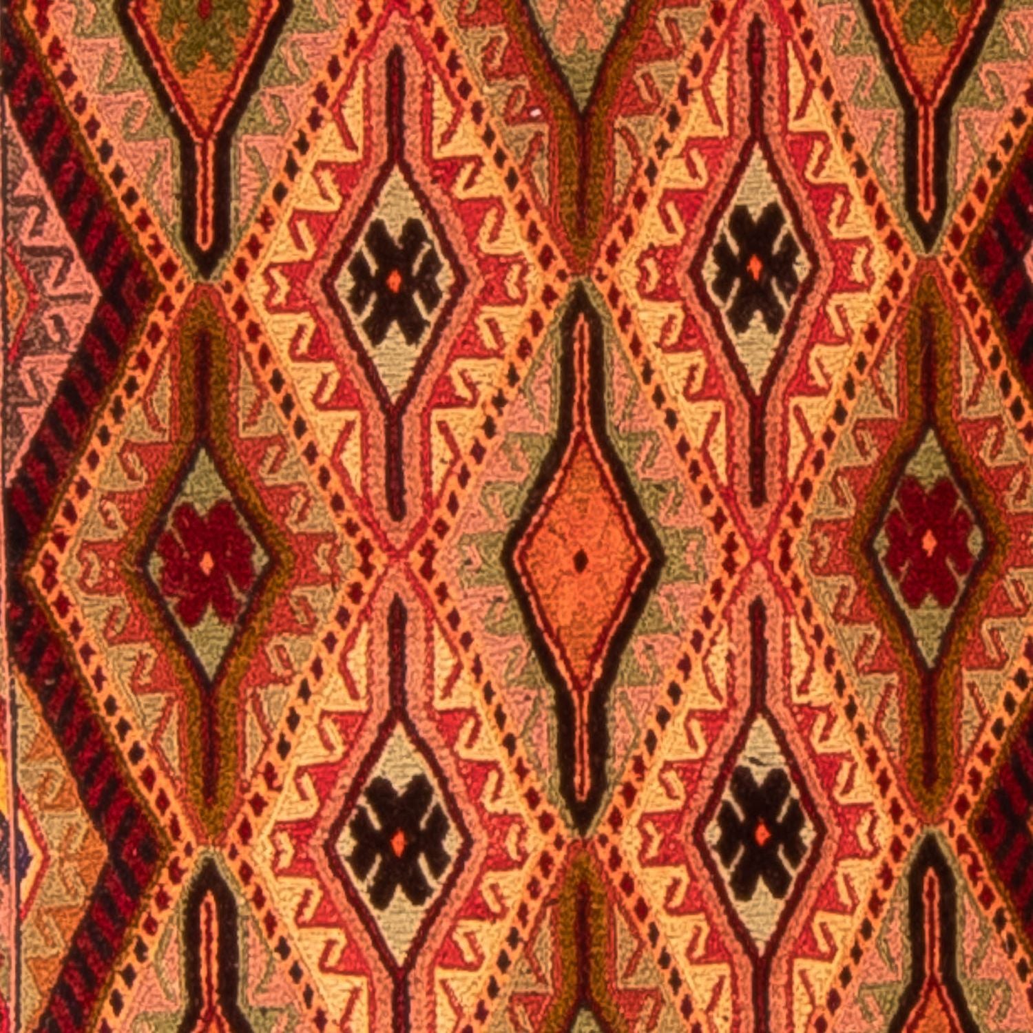 Kelim-tæppe - orientalsk - 181 x 147 cm - flerfarvet