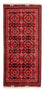 Løber Afghansk tæppe - 106 x 49 cm - mørkerød