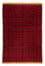 Kelim-tæppe - orientalsk - 199 x 141 cm - mørkerød