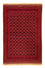 Kelim-tæppe - orientalsk - 196 x 136 cm - mørkerød