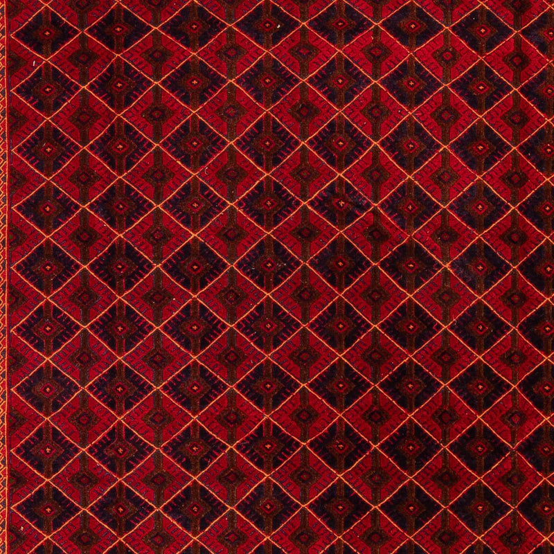 Kelim-tæppe - orientalsk - 289 x 205 cm - mørkerød