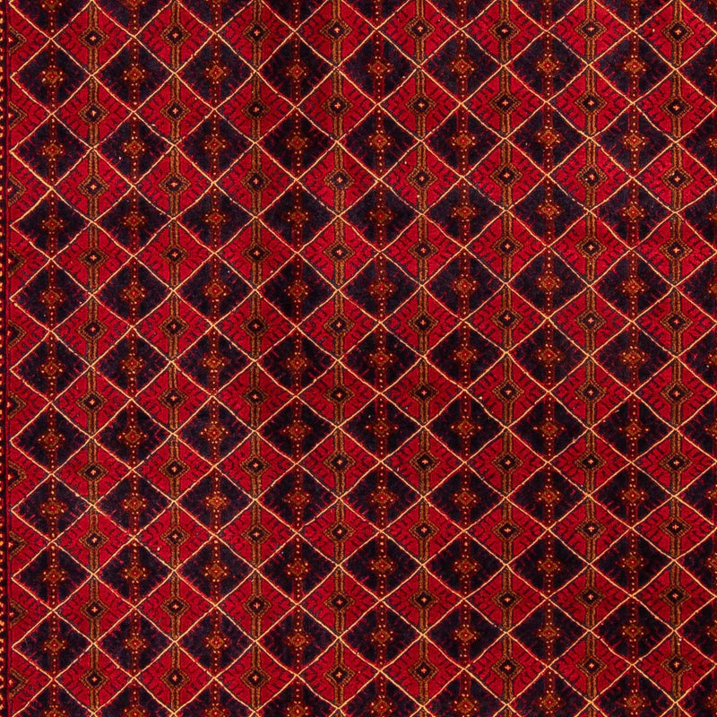 Kelim-tæppe - orientalsk - 296 x 196 cm - mørkerød