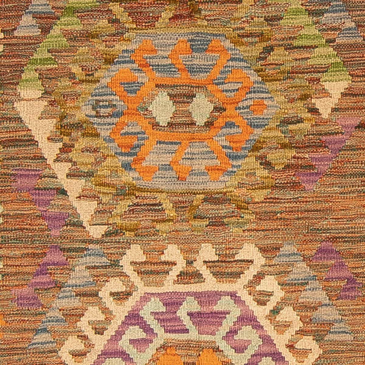 Kelim Carpet - Splash - 155 x 98 cm - flerfarvet
