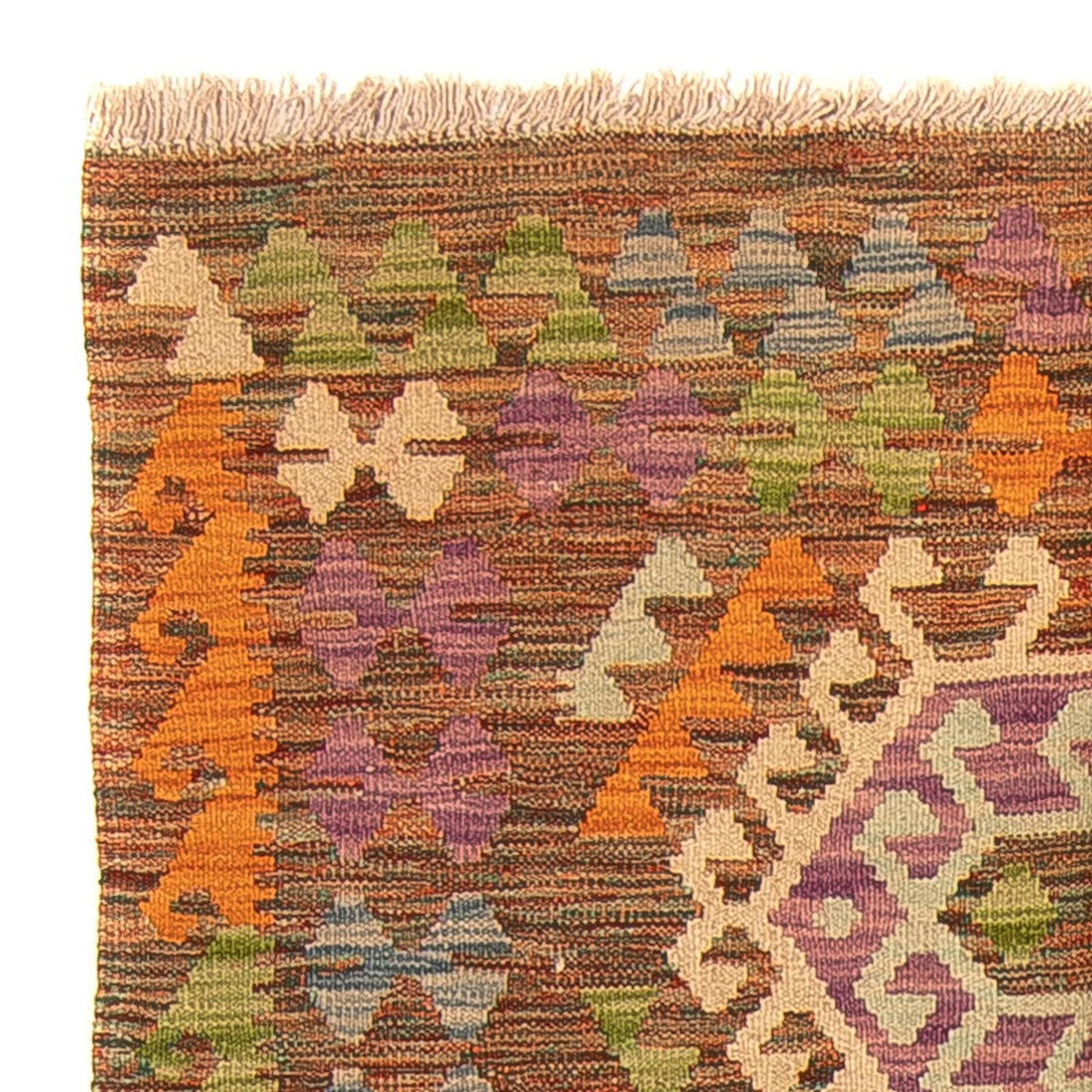 Kelim Carpet - Splash - 155 x 98 cm - flerfarvet