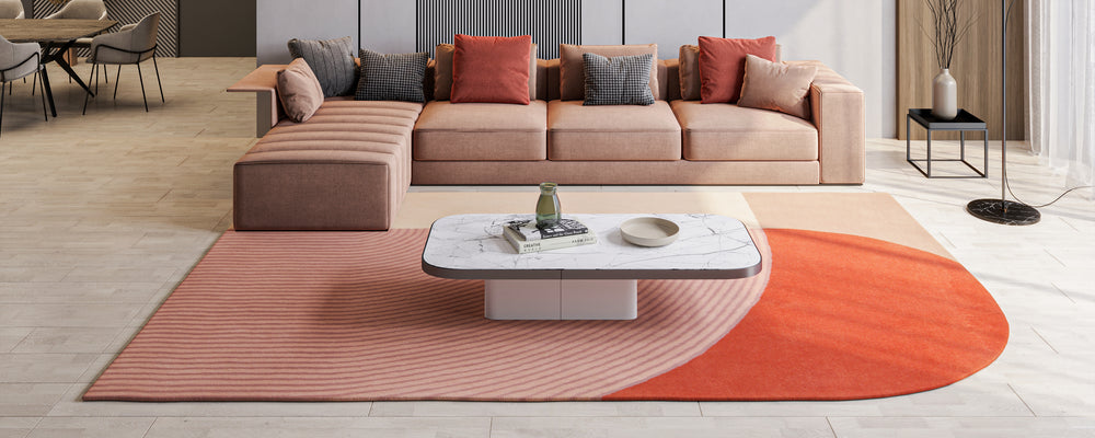 Uldtæppe - Artsy - rektangulær