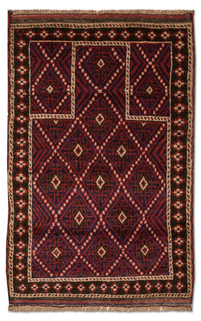 Baluch-tæppe 85x127cm - Orientalsk tæppe