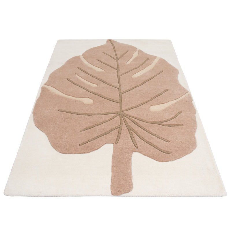 Monstera Leaf Uldtæppe