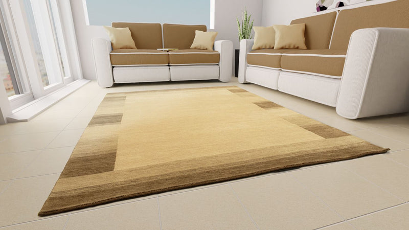 Gabbeh-tæppe - Indus - 160 x 90 cm - beige