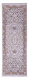 Orientalsk vævet tæppe Liyana - Løber / Beige / 100 x 200 cm Løber