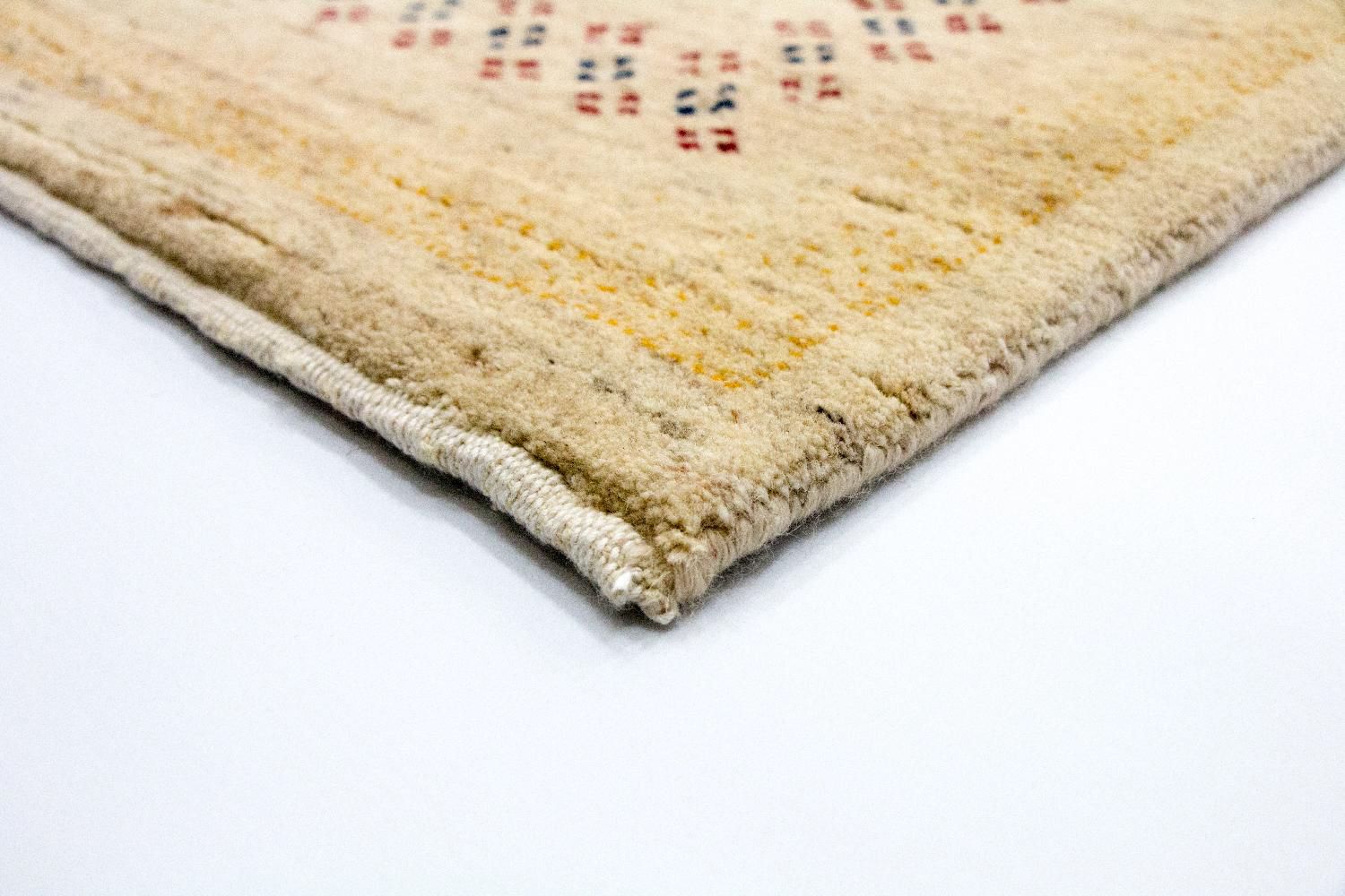 Gabbeh Tæppe - Loribaft Persisk - 250 x 200 cm - beige