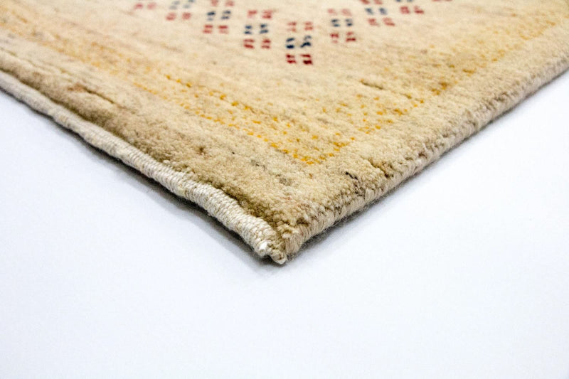 Gabbeh Tæppe - Loribaft Persisk - 250 x 200 cm - beige