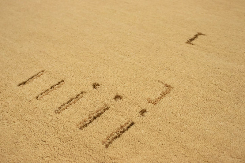 Løber Gabbeh-tæppe - Indus - 400 x 80 cm - beige
