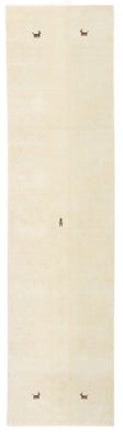 Løber Gabbeh-tæppe - Softy - 200 x 80 cm - beige