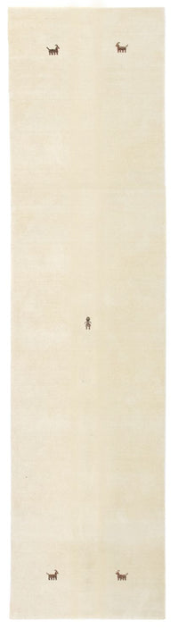 Løber Gabbeh-tæppe - Softy - 200 x 80 cm - beige