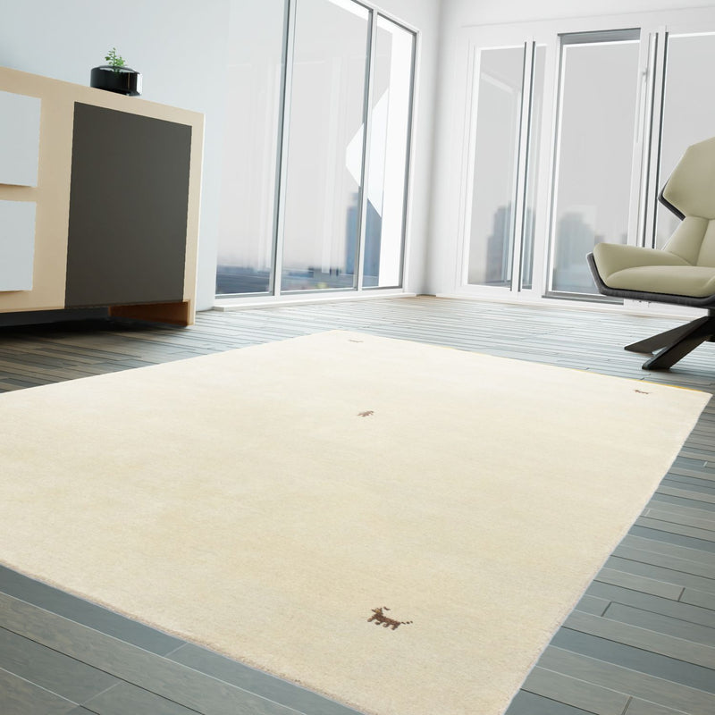 Gabbeh-tæppe - Softy - 300 x 250 cm - beige