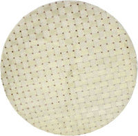 Nepal Tæppe rundt  - 150 x 150 cm - beige