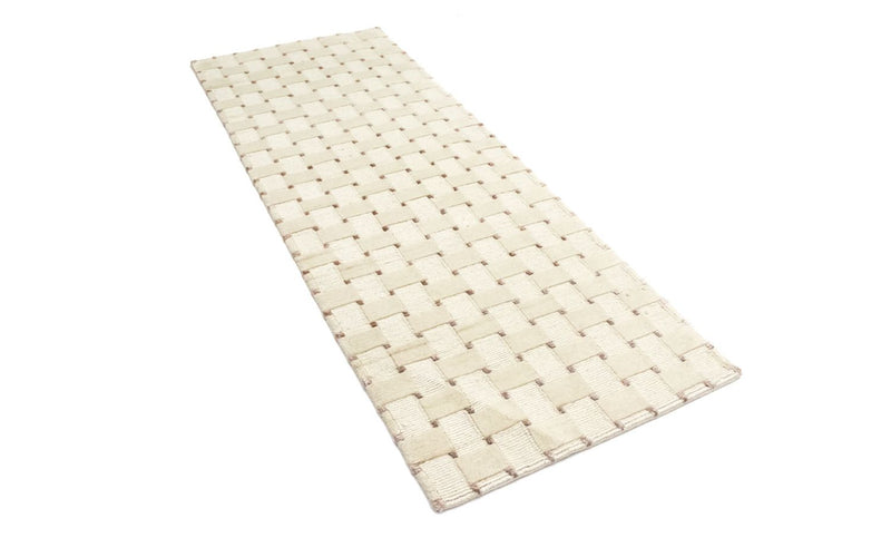 Løber Nepal Tæppe - 200 x 70 cm - beige