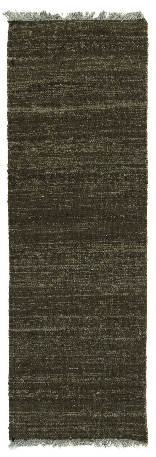 Løber Kelim-tæppe - Trendy - 200 x 70 cm - sort