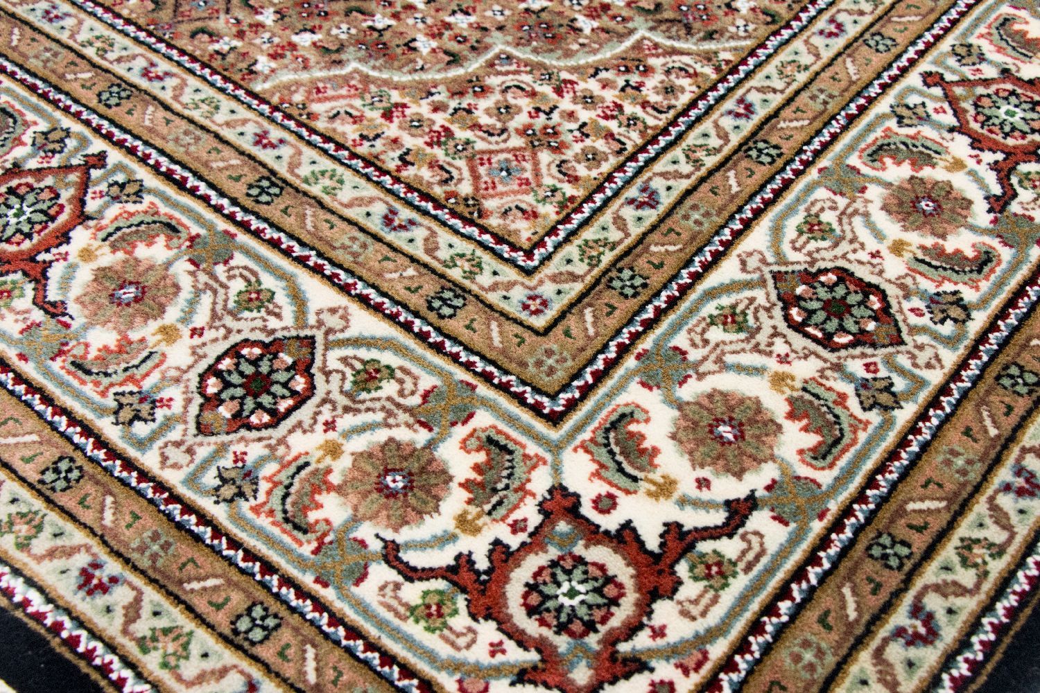 Persisk tæppe - Tabriz - 300 x 250 cm - sort