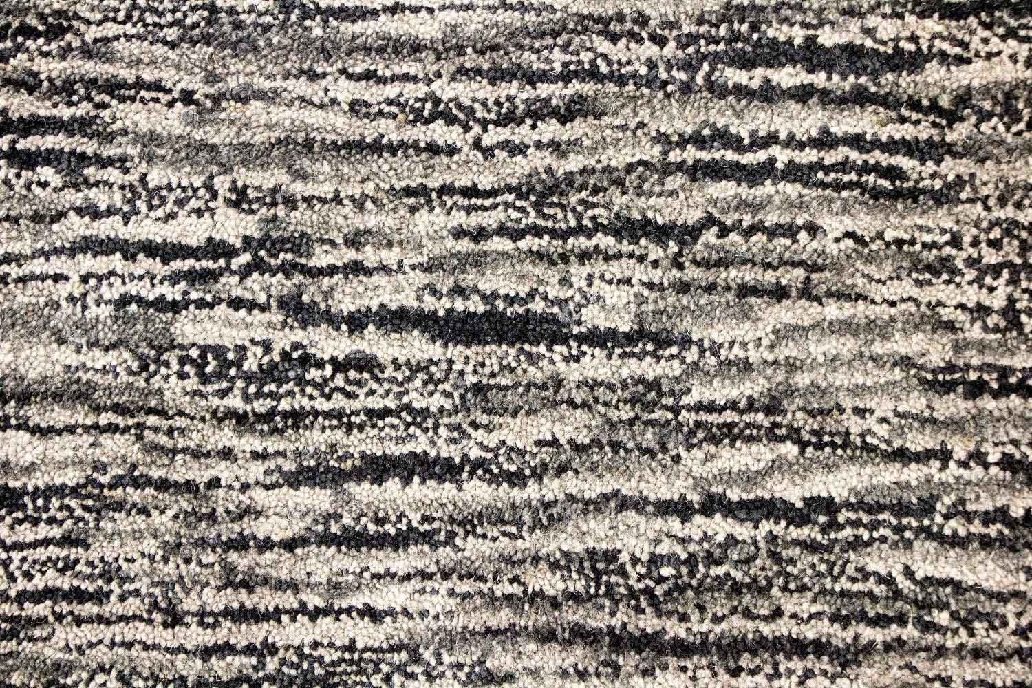Uldtæppe - 240 x 155 cm - sort