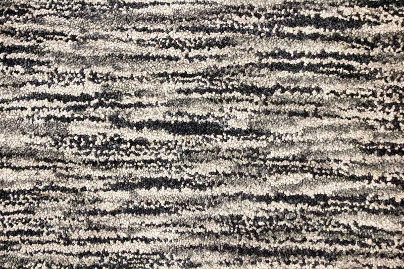 Uldtæppe - 240 x 155 cm - sort