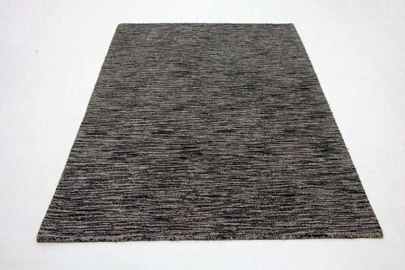 Uldtæppe - 240 x 155 cm - sort