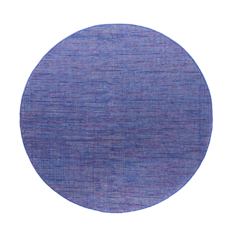 Kelim-tæppe - Trendy rundt  - 200 x 200 cm - blå