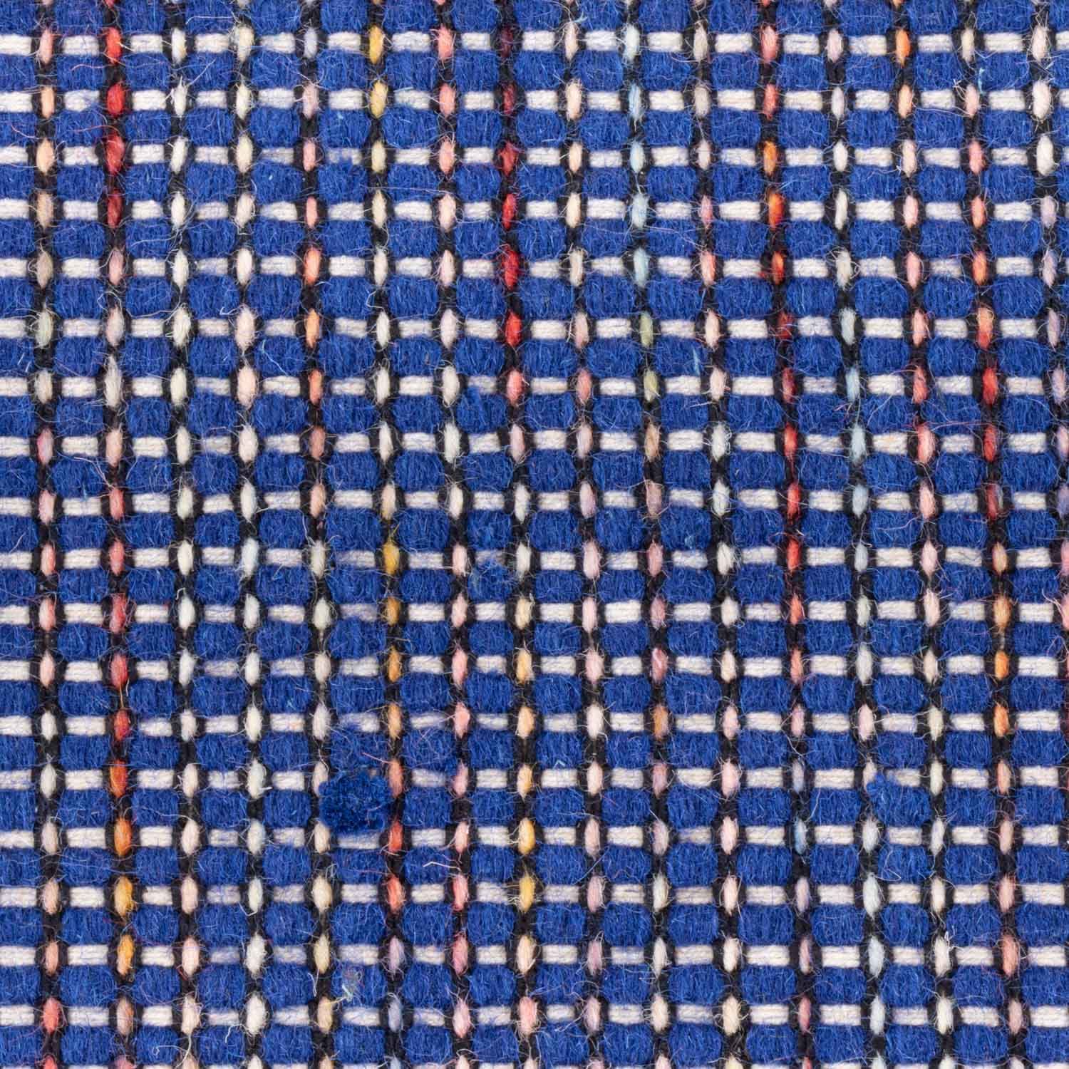 Kelim-tæppe - Trendy rundt  - 200 x 200 cm - blå