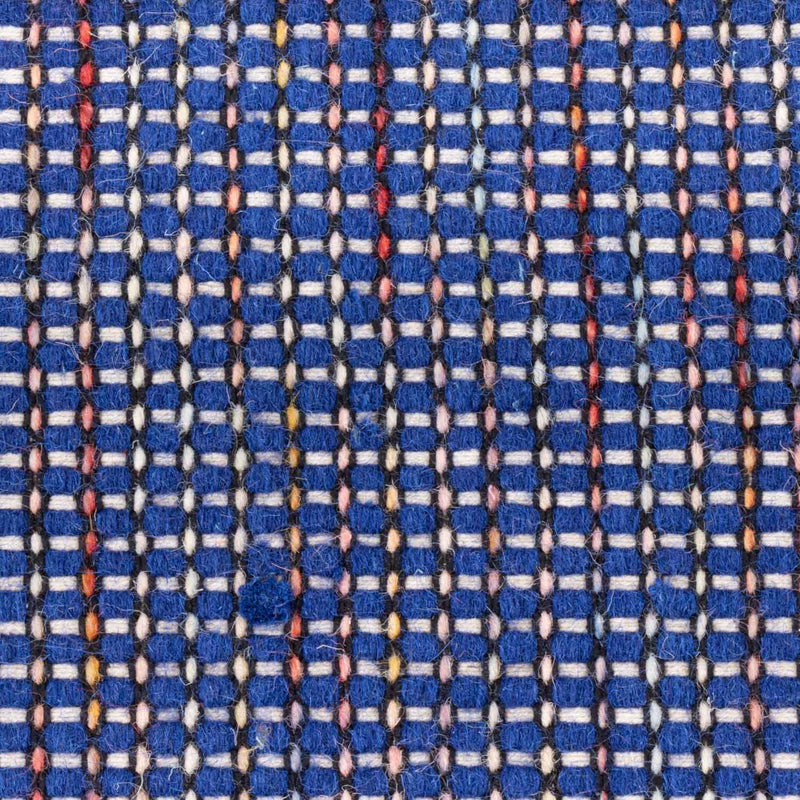 Kelim-tæppe - Trendy rundt  - 200 x 200 cm - blå