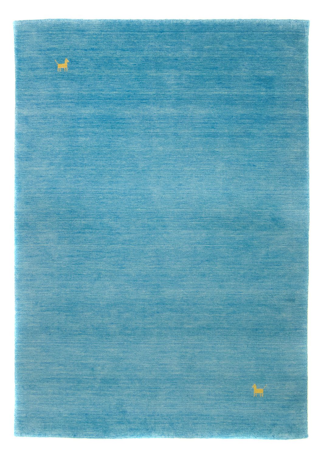 Gabbeh-tæppe - Indus - 250 x 200 cm - lyseblå