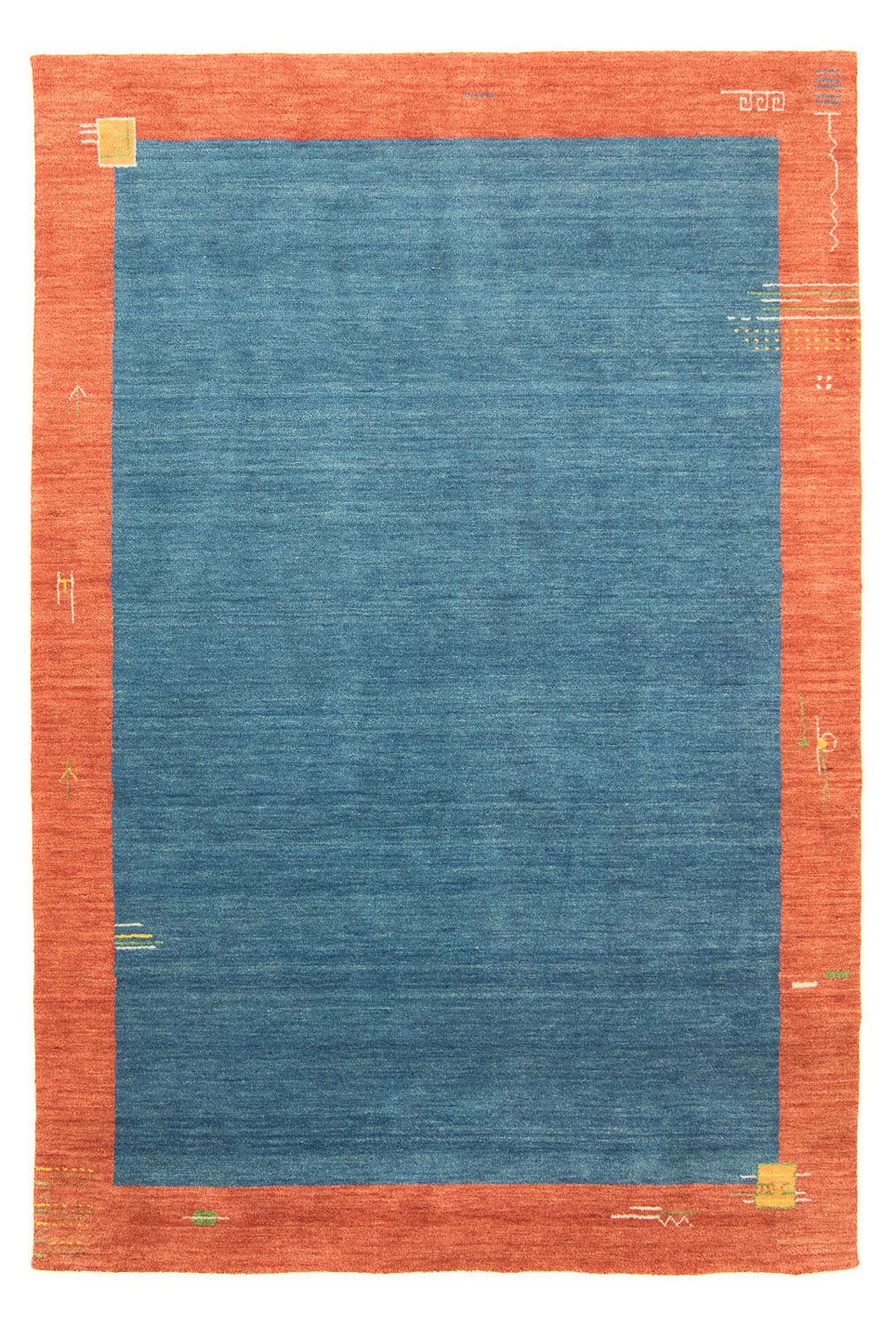 Gabbeh-tæppe - Indus - 180 x 120 cm - blå
