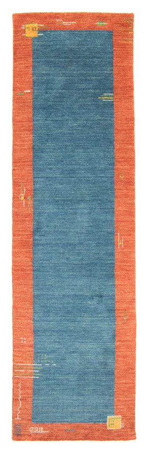 Løber Gabbeh-tæppe - Indus - 200 x 80 cm - blå