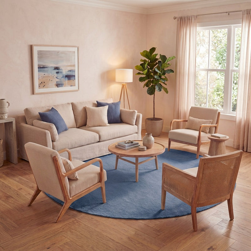 Moderne kilim Tæppe Fancy - Uldtæppe
