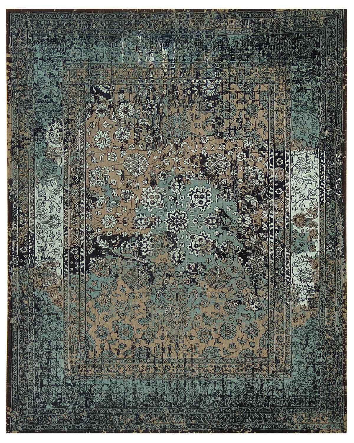 Løber Vintage tæppe - 300 x 80 cm - blå