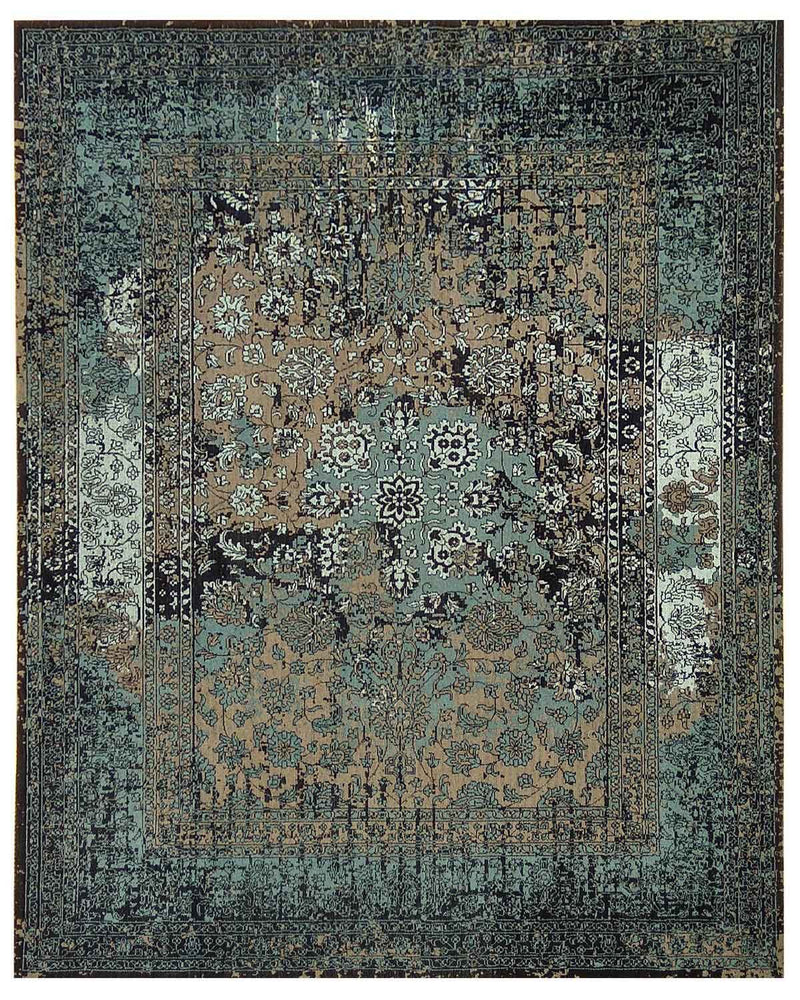 Løber Vintage tæppe - 300 x 80 cm - blå