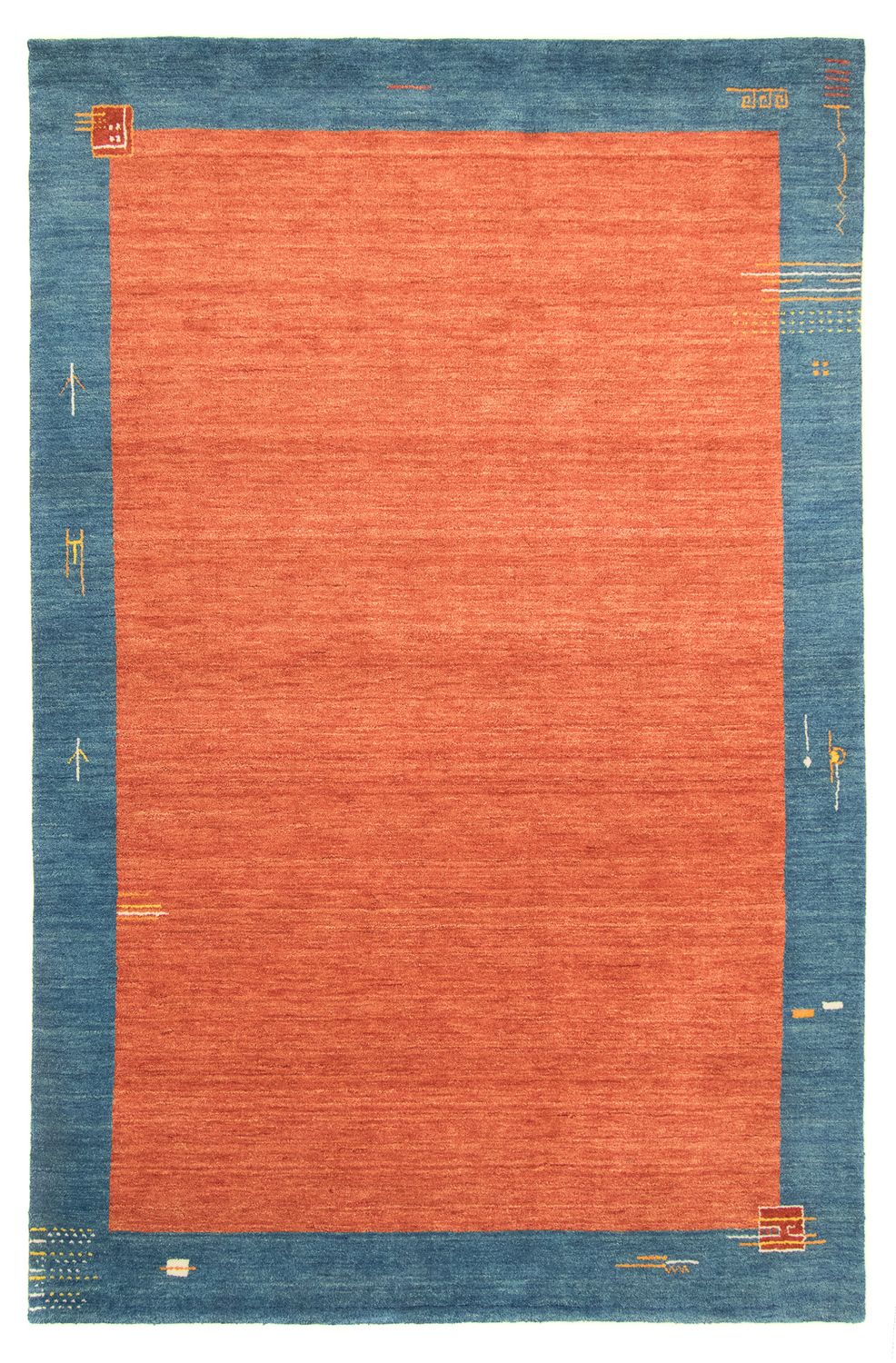 Gabbeh-tæppe - Indus - 300 x 250 cm - rød