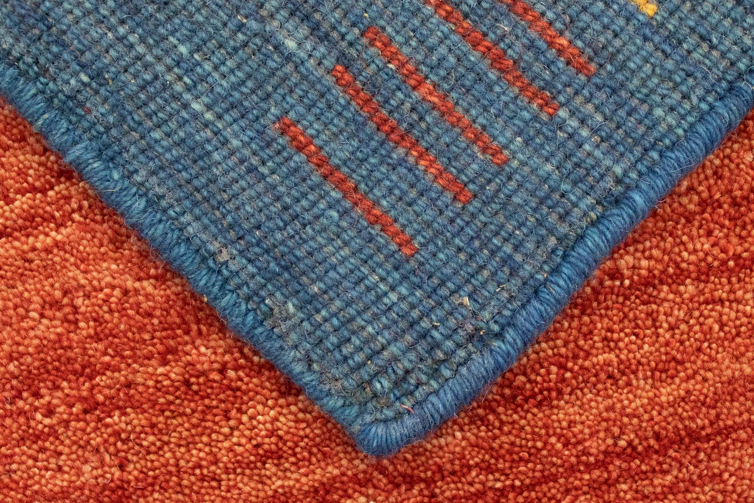 Gabbeh-tæppe - Indus - 300 x 250 cm - rød