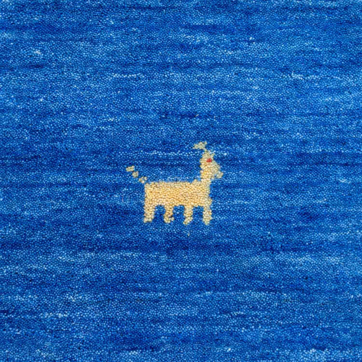 Gabbeh-tæppe - Softy rundt  - 250 x 250 cm - blå