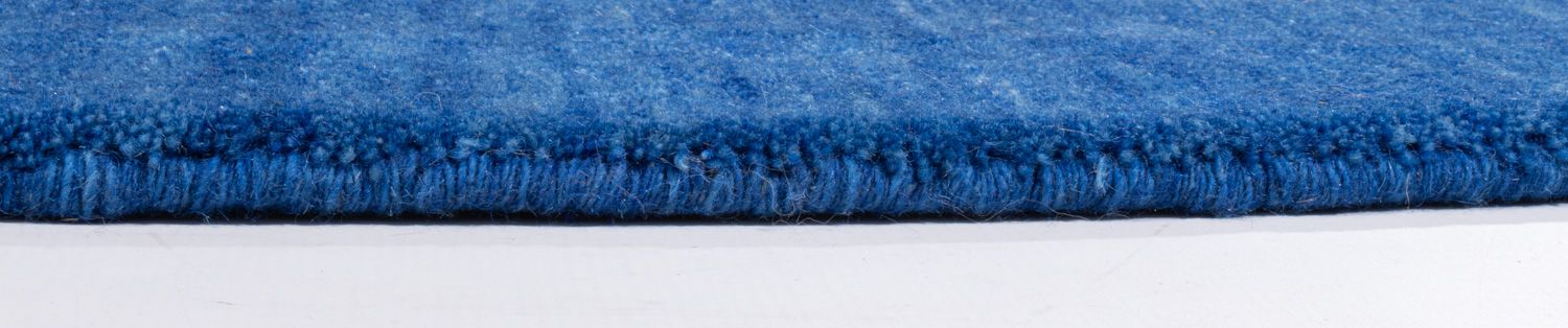 Gabbeh-tæppe - Softy rundt  - 250 x 250 cm - blå