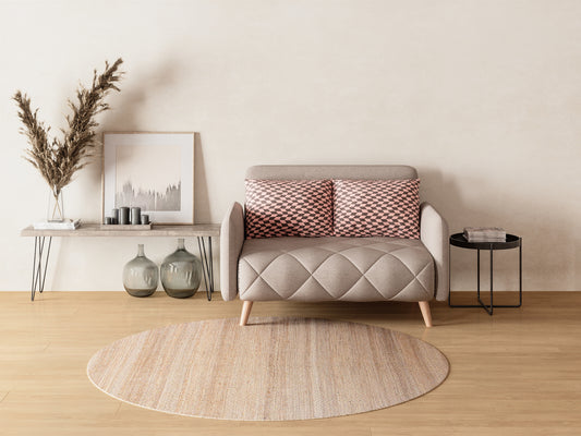 Jutemåtte - 200 x 140 cm - natur