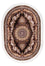 Orientalsk tæppe - Silbel - oval