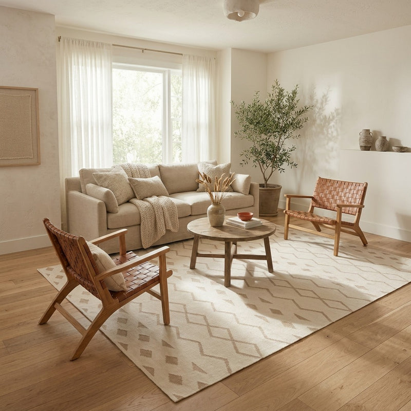 Moderne kilim Tæppe Miami - Uldtæppe