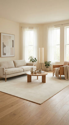 Berber tæppe - Fluffy - rektangulær