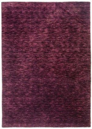 Uldtæppe - 169 x 123 cm - lilla