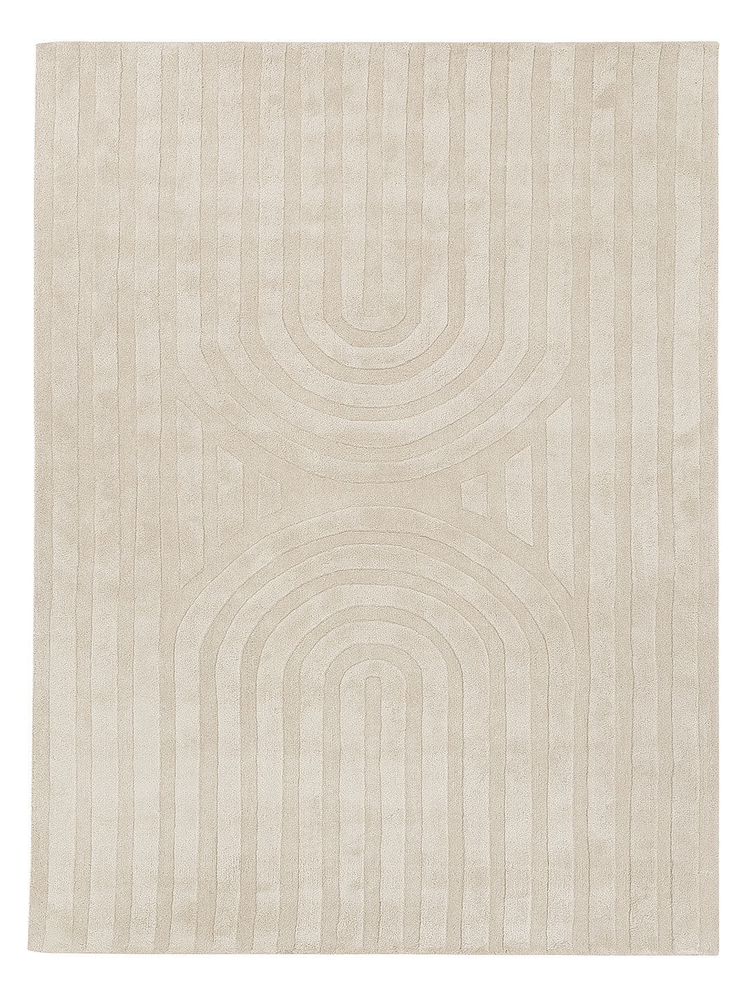 Uldtæppe - Labyrinth Lux - rektangulær