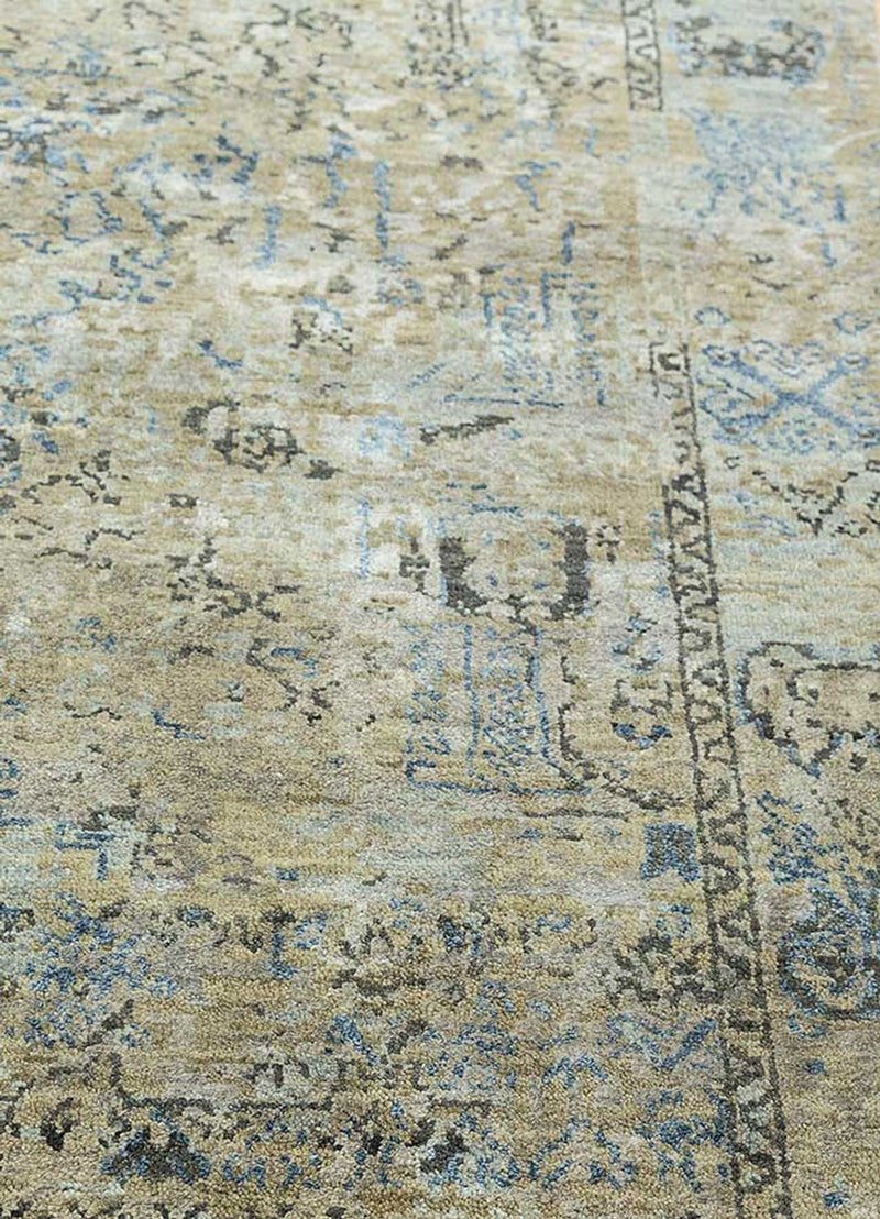 Uldtæppe - 240 x 170 cm - mintgrøn