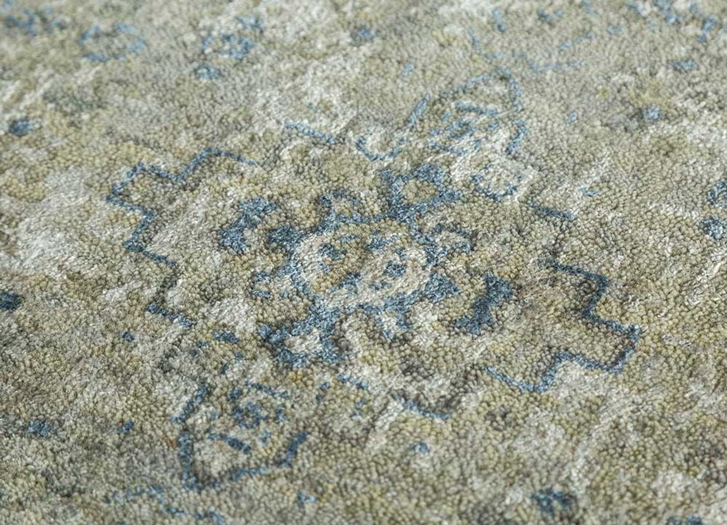 Uldtæppe - 240 x 170 cm - mintgrøn